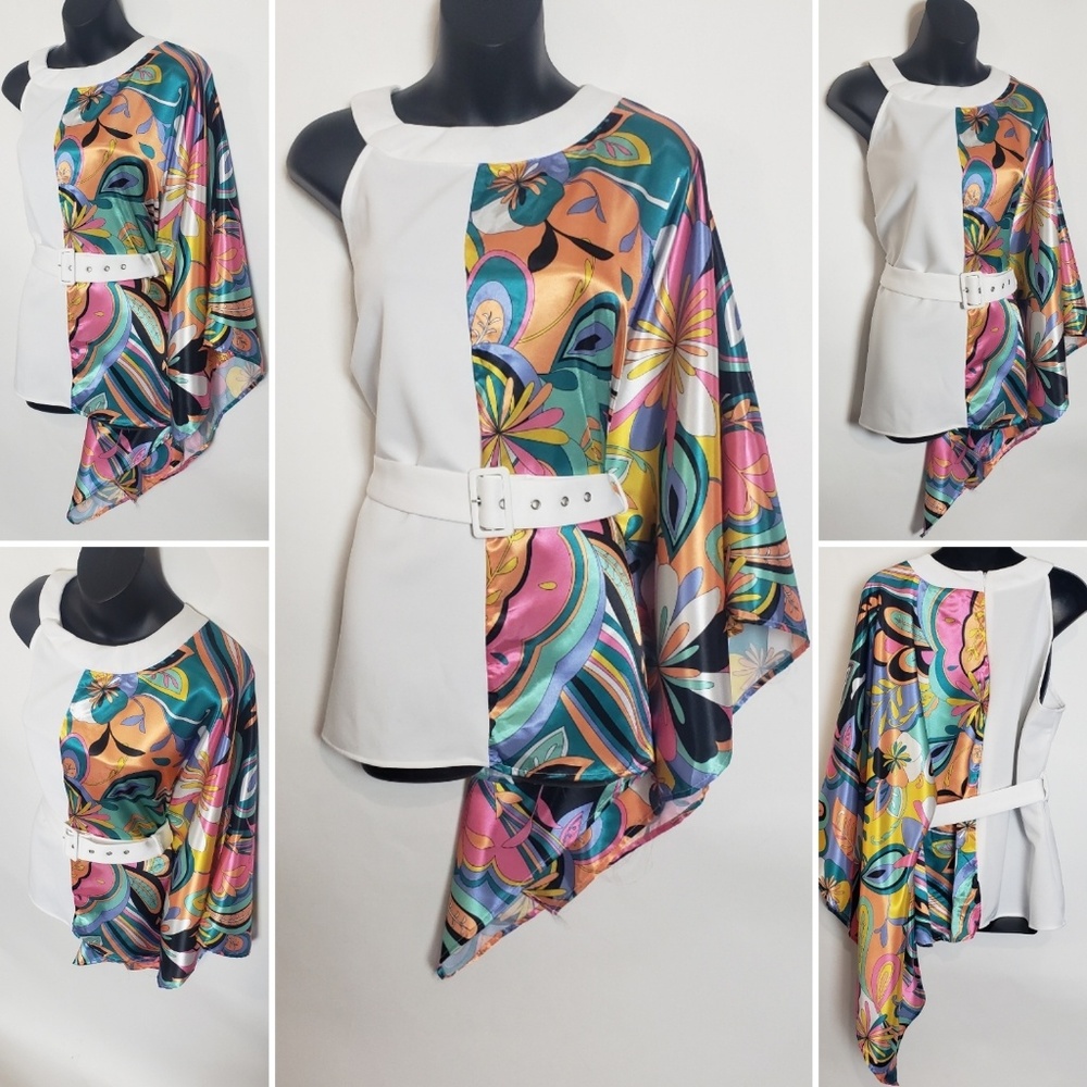 Exaggerated Sleeve Top